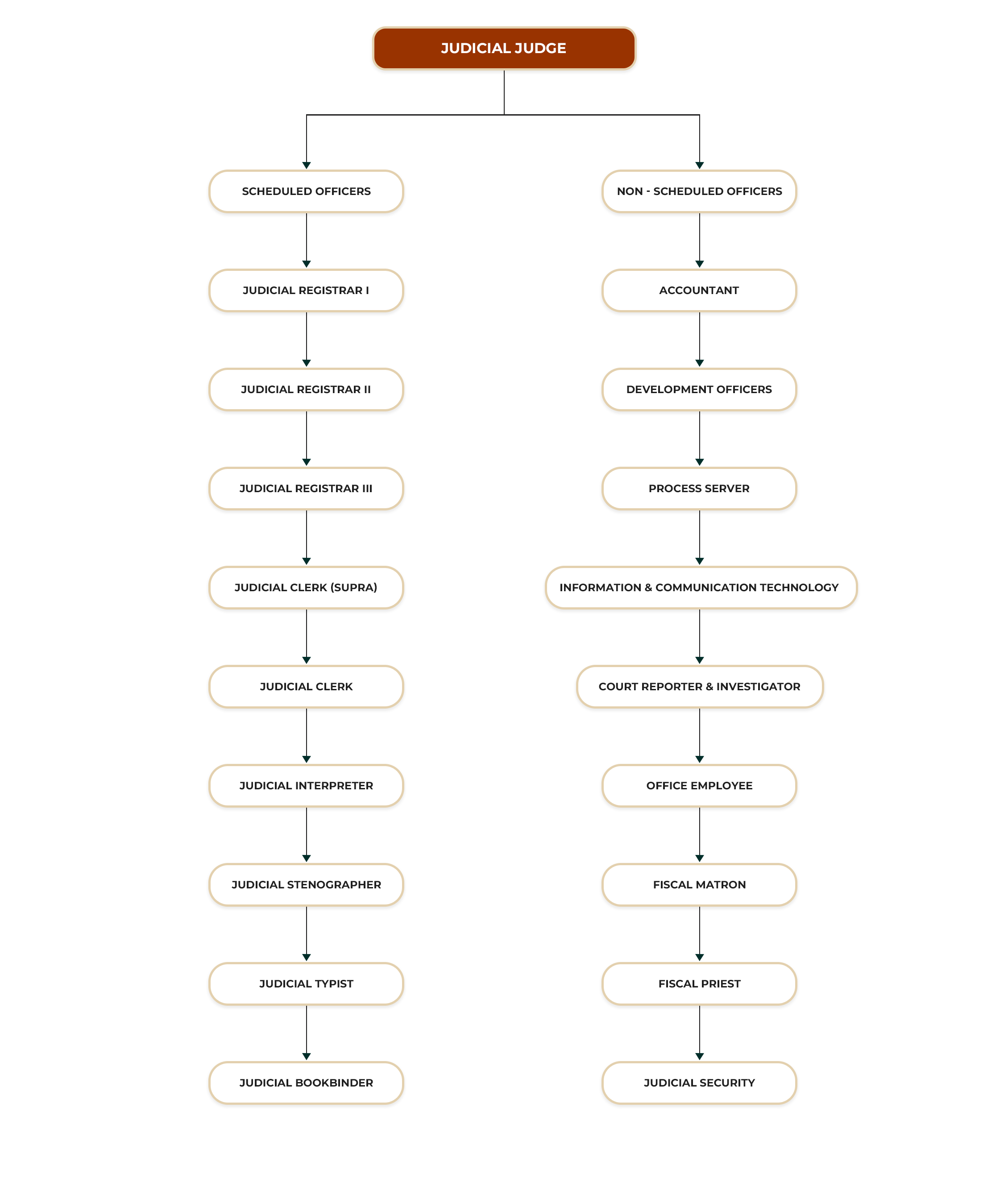 HIGH COURT MONARAGALA ORGANIZATIONAL STRUCTURE